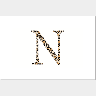 Nu N Cheetah Greek Letter Posters and Art